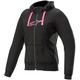 Alpinestars Stella Chrome Sport Dames Moto Hoodie, noir-rose, taille M pour Femmes