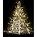 The Holiday Aisle® Crab Pot Christmas Tree® w/ 80 Mini Light LED Lighted Tree in White | 26 H x 23 W x 23 D in | Wayfair