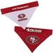 NFL NFC Reversible Bandana For Dogs, Large/X-Large, San Francisco 49ers, Multi-Color