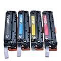 128A CE320A Toner Cartridge for CP1525n Cm1415fnw Color Laser Printer Cartridge Toner Cartridge, 4 Colors,4Colors
