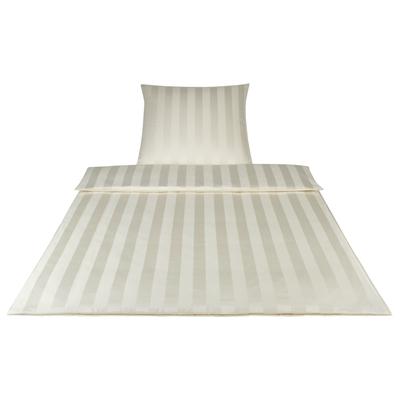 Elegante Mako-Satin Bettwäsche »Noblesse« Creme 2245-07 Bettwäsche / 135x200 cm / 80x80 cm