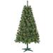 The Holiday Aisle® Sentiments 6' H Green Cashmere Christmas Tree w/ 200 LED Lights, Metal | 72 H x 40 W in | Wayfair