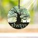 Trend Setters Harry Potter Always Hanging Circle Decoration Glass | 3.5 H x 3.5 W x 0.25 D in | Wayfair SPCIR893