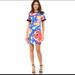 Kate Spade Dresses | Kate Spade Dive Right In Floral Shift Dress Size 0 | Color: Blue/Pink | Size: 0