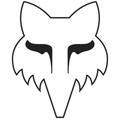 FOX Legacy Head 3 Sticker, white