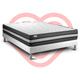 Ensemble matelas sommier vital power zen 160 x 200 cm - Couleur: Blanc - Blanc