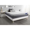 Ensemble matelas actilatex plus 200x200 Latex+Mémoire de forme Maxi épaisseur 7zones de confort +