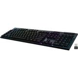 Logitech G G915 LIGHTSPEED Wireless RGB Mechanical Gaming Keyboard (Carbon, GL Linear) 920-008954