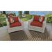 Beachcrest Home™ Baidy Patio Chair w/ Cushions Wicker/Rattan in Gray | 29 H x 40 W x 35 D in | Wayfair FBE6CE70E2E24F99AF652AFFA828CAFF