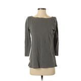 Ann Taylor LOFT Outlet 3/4 Sleeve T-Shirt: Gray Tops - Women's Size X-Small