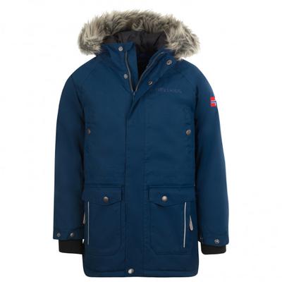 Trollkids - Kid's Nordkapp Jacket - Parka Gr 128 blau