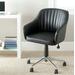 Hilda Desk Chair in Black/Silver - Safavieh FOX8509A