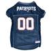 NFL AFC East Mesh Jersey For Dogs, XX-Large, New England Patriots, Blue