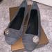 Gucci Shoes | Auth Nib Gucci Ornament Grey Suede Flats Sz 36.5 | Color: Gray | Size: 36.5