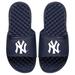 Men's ISlide Navy New York Yankees Personalized Alternate Logo Slide Sandals