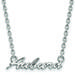 Women's Auburn Tigers Sterling Silver Script Necklace