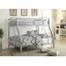 Cayelynn Twin/Full Bunk Bed in Silver - Acme Furniture 37380SI