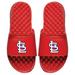 Men's ISlide Red St. Louis Cardinals Personalized Alternate Logo Slide Sandals