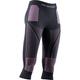 X-Bionic Energy Accumulator 4.0 3/4 Women's Trousers, Womens, Pants, EA-WP07W19W-G024-XS, Charcoal/Magnolia, XS