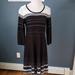 Nine West Dresses | Black & White Sweater Dress | Color: Black/White | Size: M