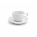 Front Of The House Seattle Cappuccino Cup Porcelain/Ceramic in White | Wayfair DCS060WHP23
