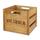 Victrola Record Solid Wood Crate Solid Wood in Brown | 11.8 H x 14 W x 13.5 D in | Wayfair VA-20