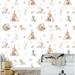 Harriet Bee Deyo Baby Raccoons 10' L x 24" W Peel & Stick Wallpaper Roll Vinyl in White | 24 W in | Wayfair BA8343F5FAE84E3BAB1E4514156FC513