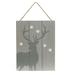 The Holiday Aisle® Deer Wood Sign Decorative Accent Wood in Brown | 15 H x 11 W in | Wayfair E403E7CE0F014B13808514086D1D73F2