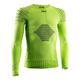 X-Bionic Unisex Kinder Invent 4.0 Round Neck Long Sleeves Junior Shirts, Green Lime/Black, 2022-10-11 00:00:00 EU