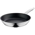 WMF 775284021 Permadur Advance Frying Pan Induction, 28 cm Stainless Steel Pan, Cromargan, Stainless Steel Coated, Oven-Safe
