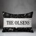 The Holiday Aisle® Stender Personalized Halloween Stuff Lumbar Pillow Polyester/Polyfill blend | 14 H x 20 W x 1.5 D in | Wayfair