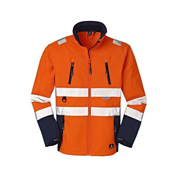 4Protect Warnschutz-Softshelljacke »PITTSBURGH« Größe XL orange
