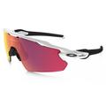 Oakley Radar EV Pitch Sunglasses - Men's Polished White Frame Prizm Baseball Outfield Lens OO9211-04