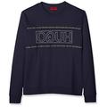 HUGO Men's Dicago Sweatshirt, Blue (Dark Blue), Medium