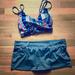 Athleta Swim | Athleta Swim “Jean” Skirt - L | Color: Blue | Size: L