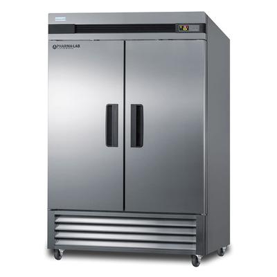 Accucold AFS49ML Medical Vaccine Storage Deep Freezer - 2 Solid French Doors - Stainless