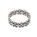 Happy Petals,'Petal Pattern Sterling Silver Band Ring from India'