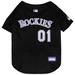 MLB National League West Jersey for Dogs, XX-Large, Colorado Rockies, Multi-Color