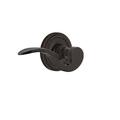 Nostalgic Warehouse Rope Rosette Privacy (Bed & Bath) w/ Manor Lever in Brown | 2.5 H x 2.5 W in | Wayfair 773112