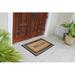 Winston Porter Trahan Natural Coir & Rubber Door Mat, 30"x48", Heavy Duty Large Size Doormat Coir/Rubber in Brown | Wayfair
