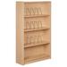 Stevens ID Systems Library 61" H x 36" W Standard Bookcase Wood in Brown | 61 H x 36 W x 12 D in | Wayfair 88215 Z61-058