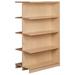 Latitude Run® Library 61" H x 35" W Standard Bookcase Wood in Brown | 61 H x 35 W x 23 D in | Wayfair 6D70113DF586435DB7FEAB3DB9CF0440