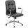 Boss B331-BK Black Modern Office Chair with Chrome Arms