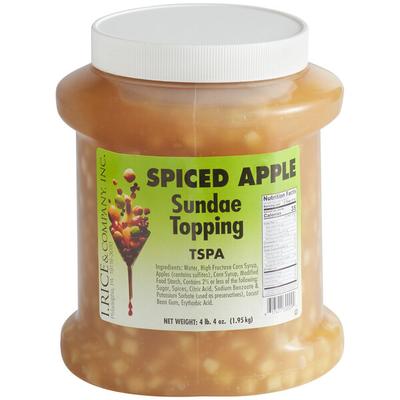 I. Rice 1/2 Gallon Spiced Apple Dessert / Sundae Topping - 6/Case