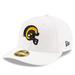 Men's New Era White Los Angeles Rams Omaha Low Profile 59FIFTY Fitted Hat