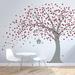 Zoomie Kids Large Windy Tree w/ Birdhouse Wall Decal Vinyl in Brown/Gray/Green | 96 H x 135 W in | Wayfair D1E27C93B95B4900BA2F214DE6800B2C