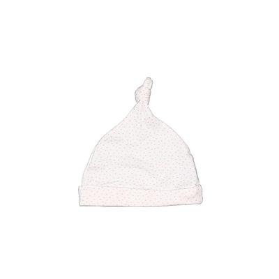 Carter's Beanie Hat: White Accessories - Size 6 Month
