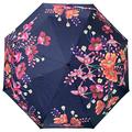 Anuschka Umbrella AUTO Open/Close | UPF 50+ Max Sun protection | 38” Waterproof Canopy | Fits in Handbag | Windproof Flexible Fiberglass | Moonlit Meadow