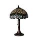 Astoria Grand Weissman Victorian Nouveau Jewe Rose 20" Table Lamp Glass/Metal in Brown/Gray/Green | 19 H x 12 W x 12 D in | Wayfair