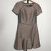 J. Crew Dresses | J. Crew Metallic Mixed Tweed Fit & Flare Dress 6 | Color: Gold/Purple | Size: 6